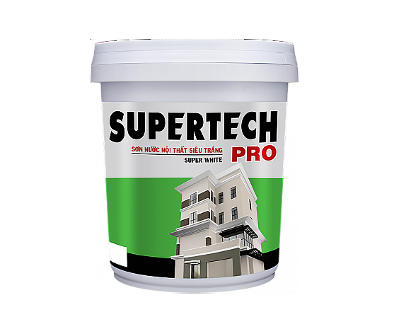 Sơn nước nội thất siêu trắng Supertech Pro